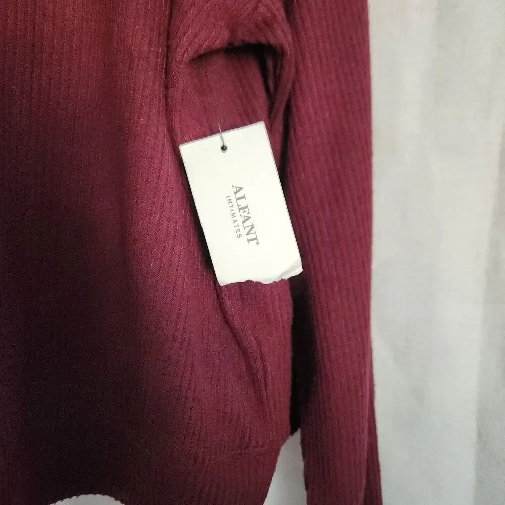NWT Alfani Intimates XL Burgundy Scoop Neck‎ Cotton Top